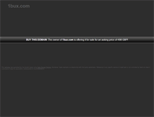 Tablet Screenshot of 1bux.com